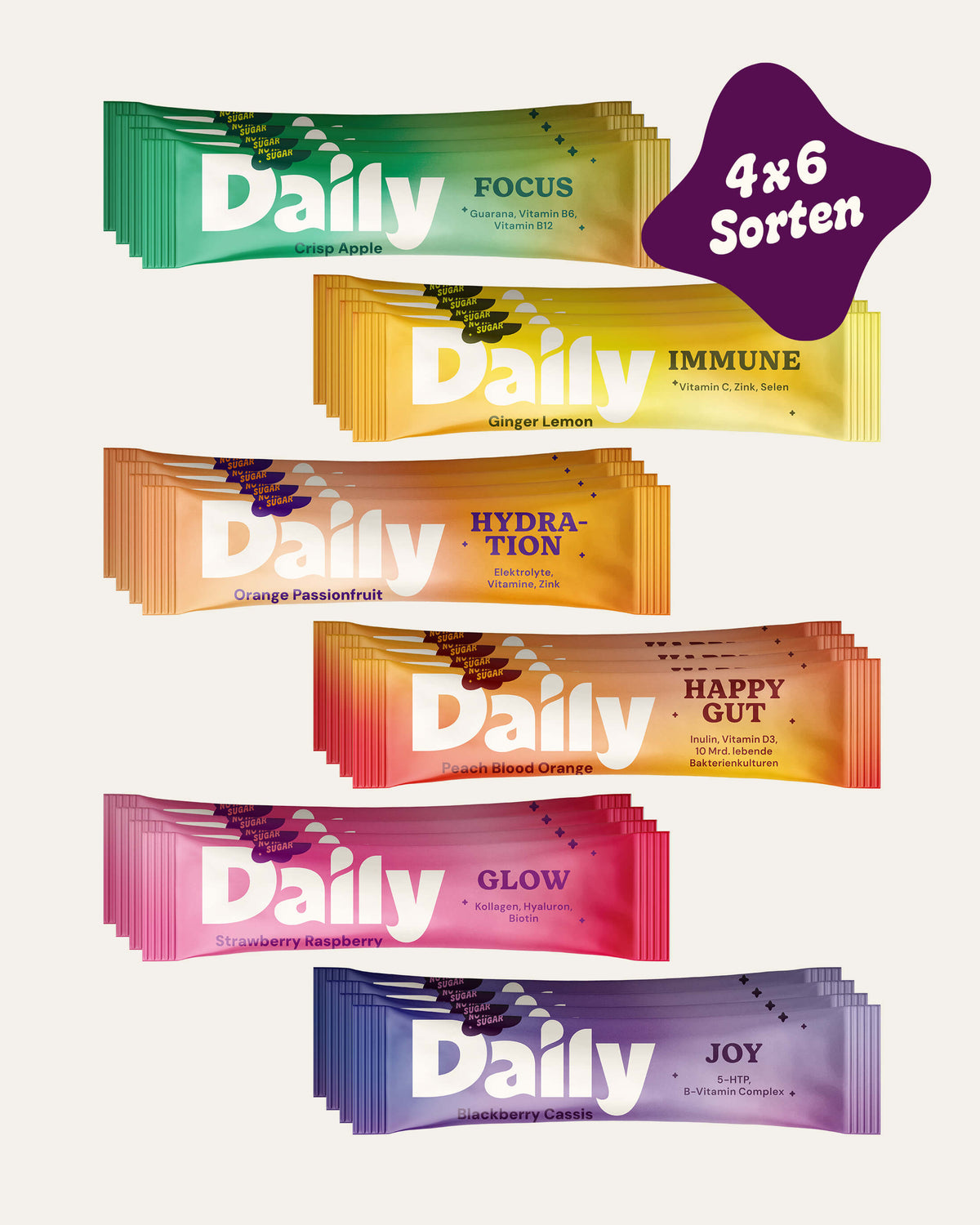 All-in-One Bundle – alle 6 Daily-Sorten