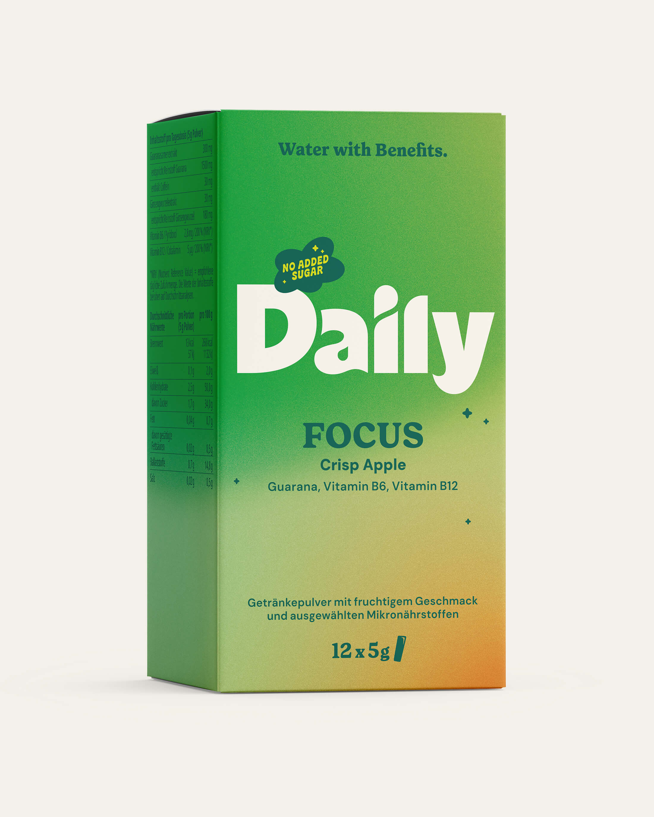FOCUS Crisp Apple – Daily Getränkepulver für klaren Kopf