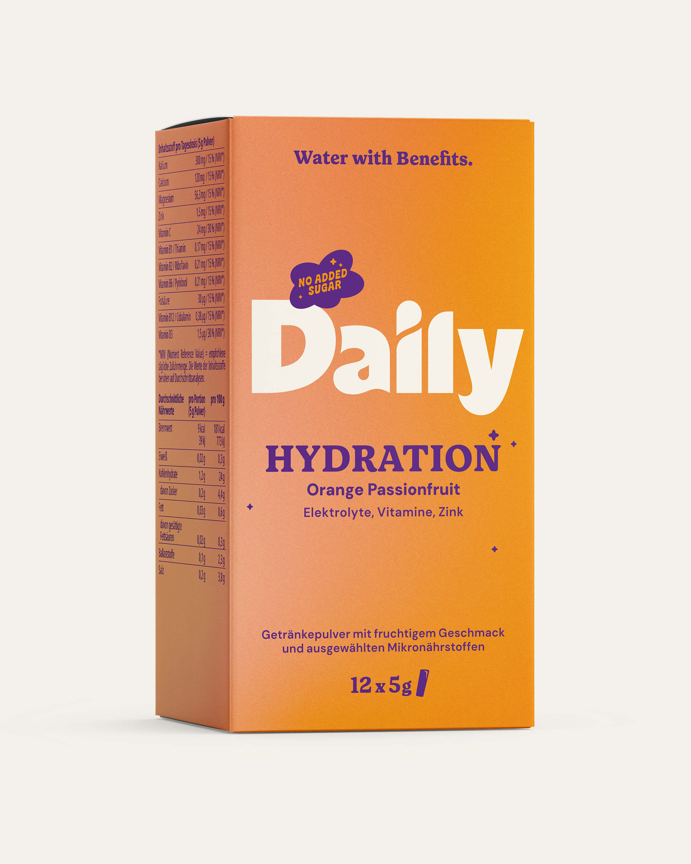 HYDRATION Orange Passionfruit – Daily Elektrolyt-Drink