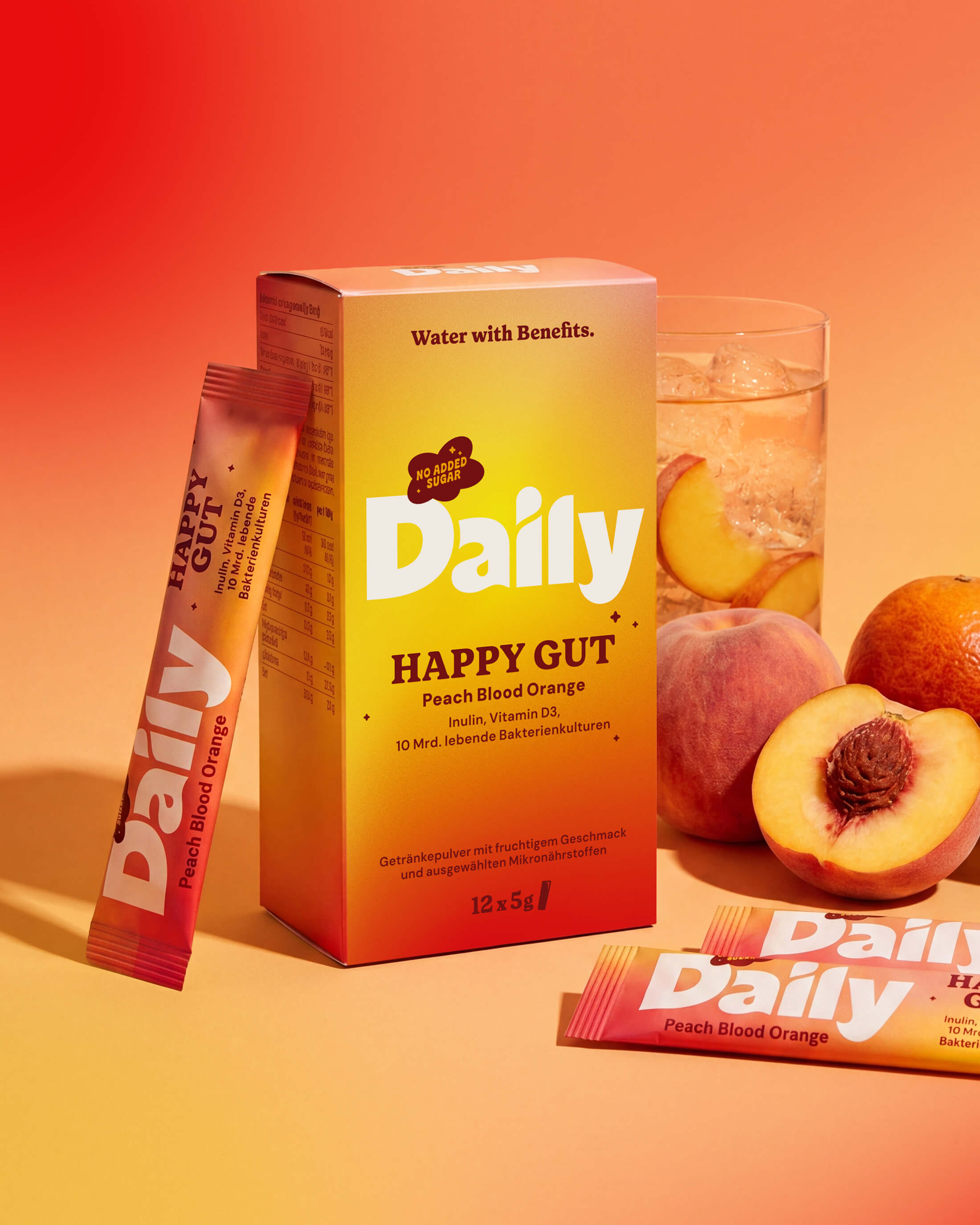 Daily HAPPY GUT Peach Blood Orange Dose – Hero-Aufnahme