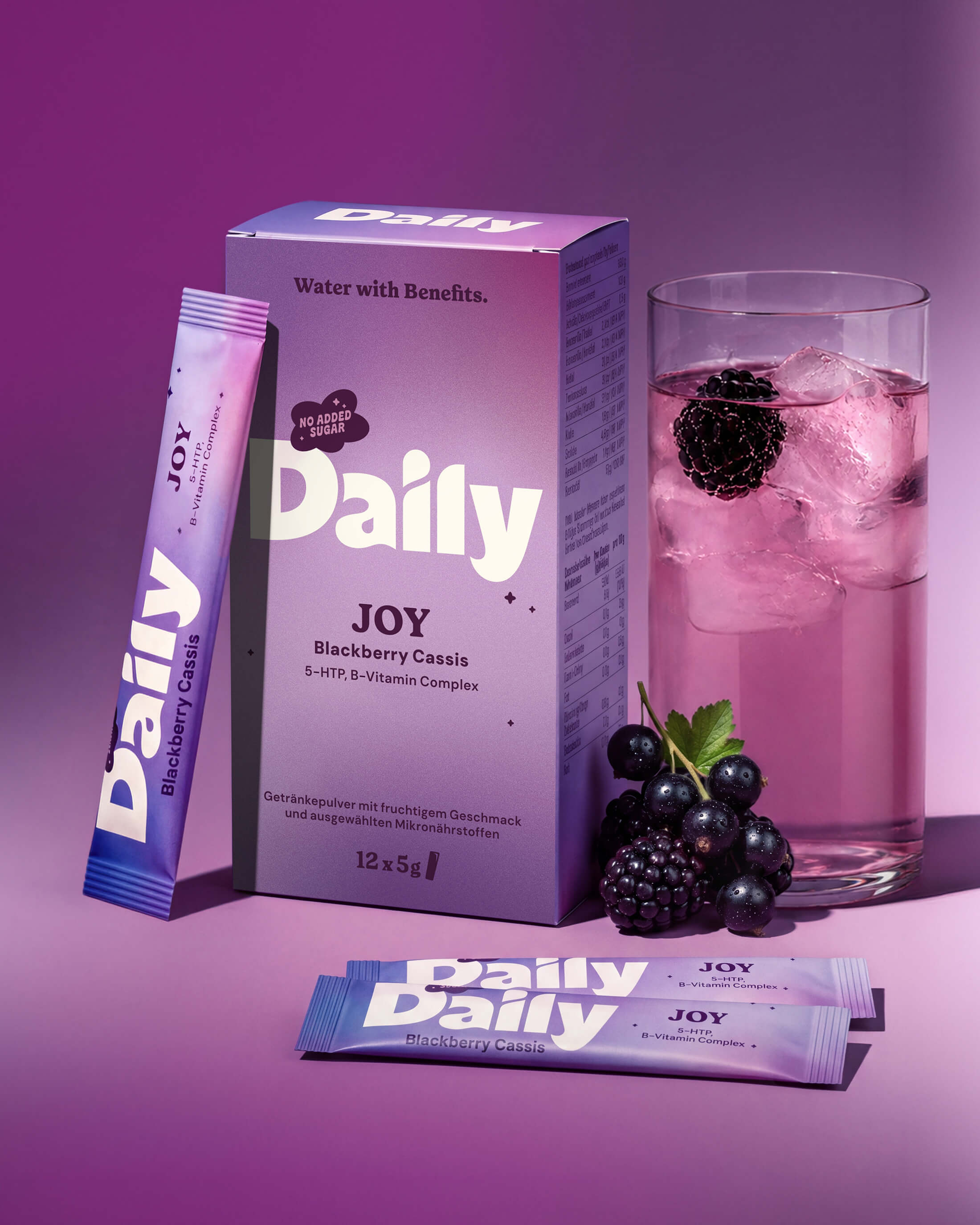 Daily JOY Blackberry Cassis Dose – Hero-Aufnahme