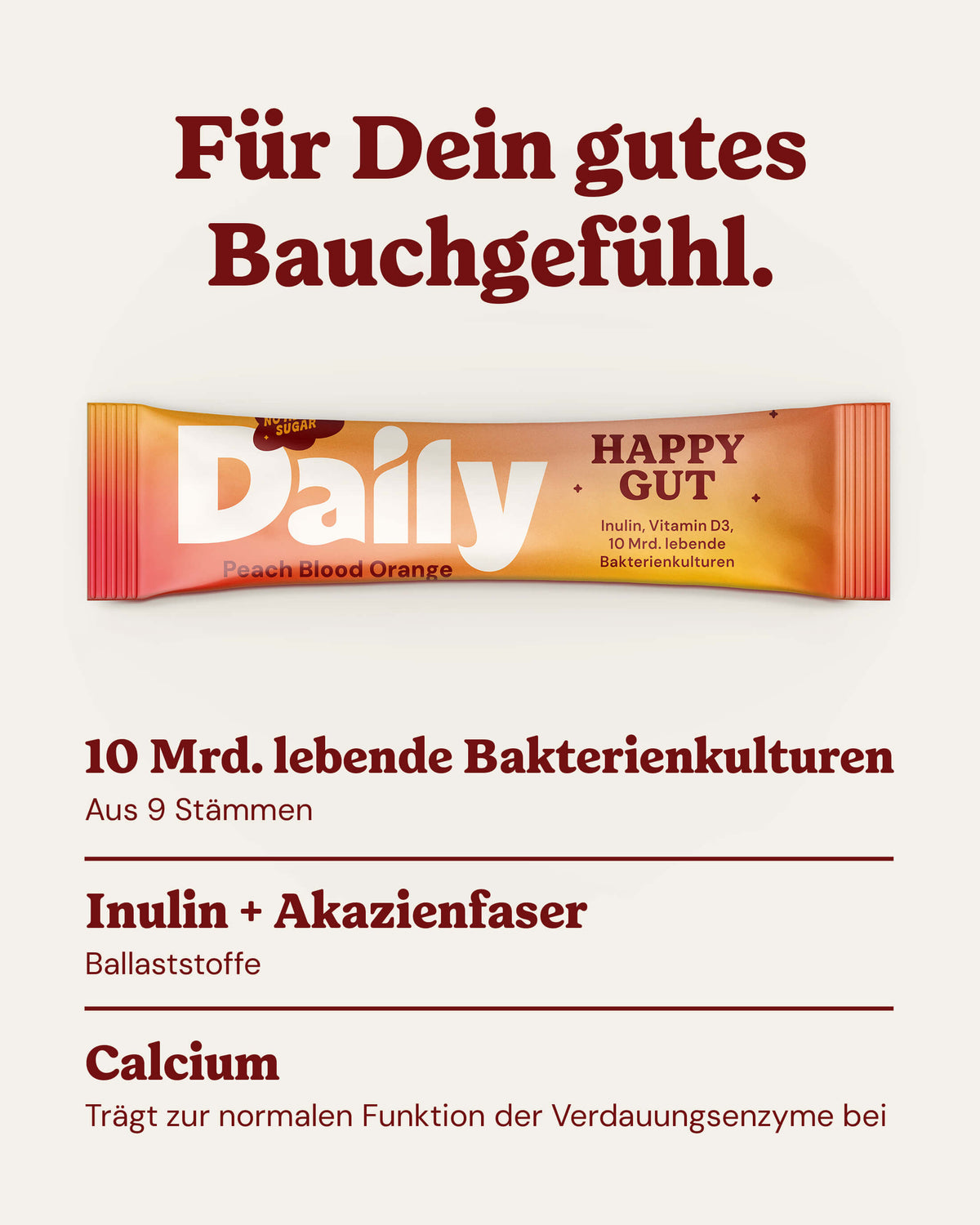 HAPPY GUT Benefits – Etwas Gutes für Deine Verdauung