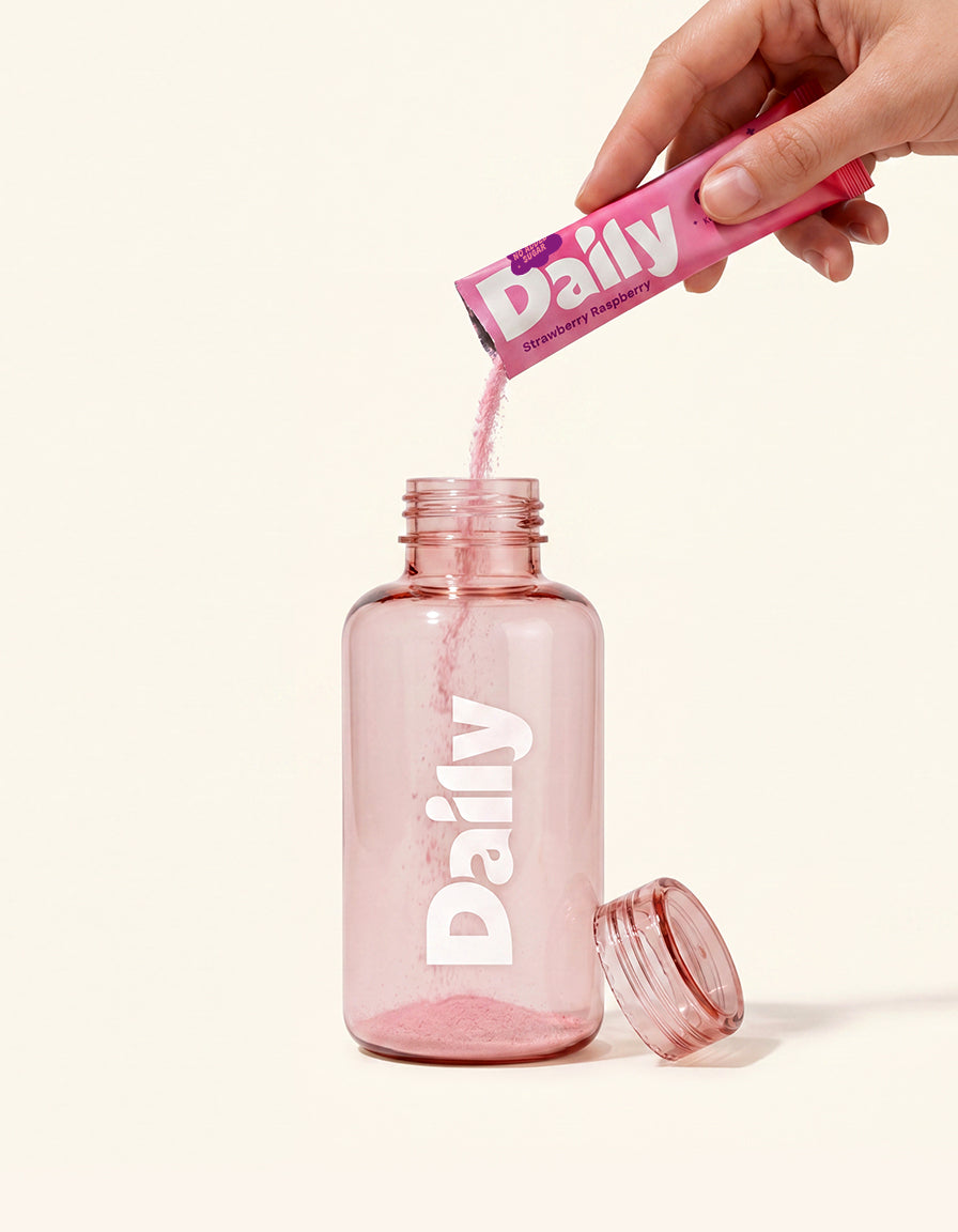 Einen Stick in die Daily Bottle geben